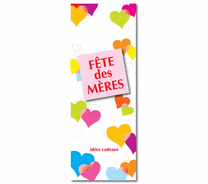 Affiche "FÊTE des MERES" L42 H115 cm