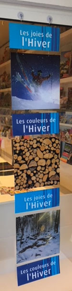 7 cartons "L'Hiver" L34 H200 cm