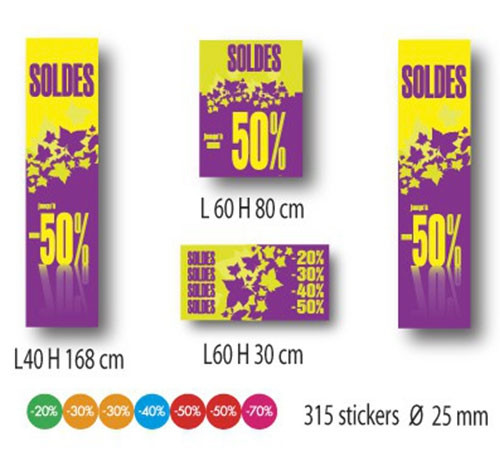 Kit de 4 affiches et 315 stickers