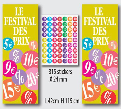 Kit de 2 affiches et 315 stickers