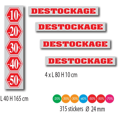 KIT de 5 affiches et 315 stickers