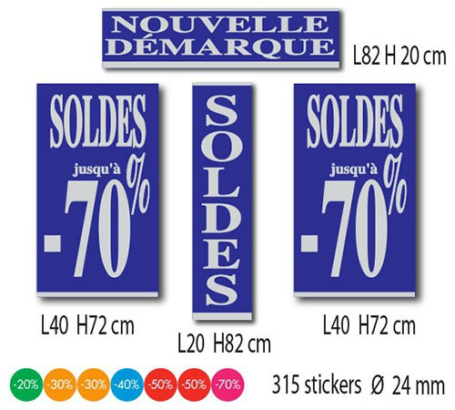 Kit de 4 affiches + 315 stickers