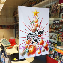 Affiche  "CHRISTMAS DAYS" L35 H50 cm