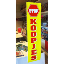 Poster  "STOP KOOPJES" L20  H82cm