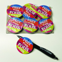 150 etiquettes carton PRIX FOUS  L50 H50 mm