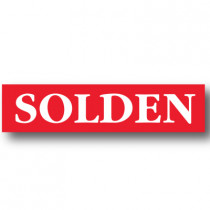 Poster SOLDEN,  L168 H40cm.