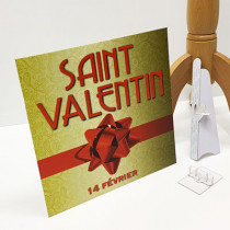 Panneau "SAINT VALENTIN" L33 H33 cm