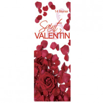 Affiche "St Valentin" L115 H42 cm