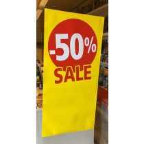 Poster SALE 50%, 115 x 56 cm 