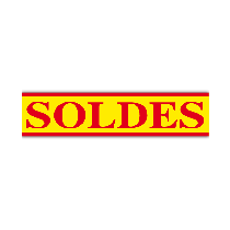 Affiche "SOLDES" L165 H40 cm
