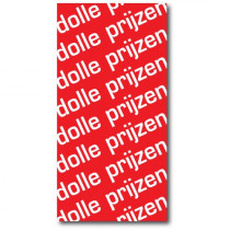 Affiche "DOLLE PRIJZEN" L40 H80 cm