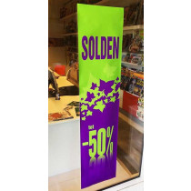 Poster "SOLDEN" L40 H168 cm