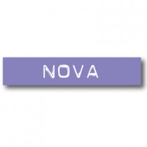 Cartel NOVA, 70 x 14 cm