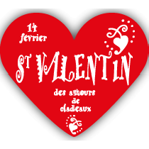 Coeur St Valentin L54 H45 cm