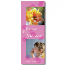 Affiche "Bonne fête maman - Idées cadeaux" L42 H115 cm