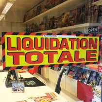 Affiche "LIQUIDATION TOTALE" L95 H30 cm