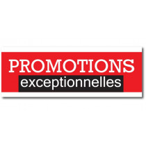 Affiche PROMOTIONS EXCEPTIONNELLES" XXL L280 H102 cm