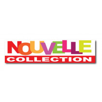 Sticker adhésif "NOUVELLE COLLECTION" L100 H25 cm
