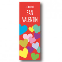 Cartel SAN VALANTIN, 30 x 86 cm