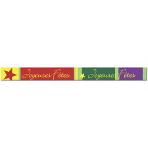 Affiche bandeau "JOYEUSES FETES" L168 H10 cm