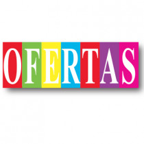 Cartel OFERTAS, 82 x 30 cm