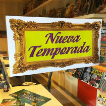 Cartel NUEVA TEMPORADA, 58 x 29 cm 