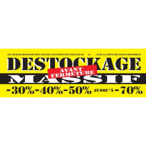 Bâche DESTOCKAGE  MASSIF   L300 H100 cm avec renfort et 16 oeillets