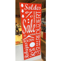 Poster SALE,SOLDES,SOLDEN L42 H115cm 