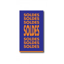 Affiche "SOLDES....SOLDES...SOLDES..." L40 H73 cm