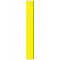 Affiche "jaune avec lignes blanches de repérage" L20 H170 cm