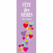 Affiche "Fête des Mères - Idées cadeaux" L42 H115 cm