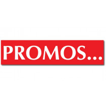 Affiche "PROMOS..." L170 H40 CM
