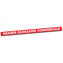 Affiche "GRANDE QUINZAINE COMMERCIALE" L170 H10 CM