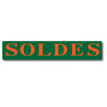 Affiche "SOLDES" L168 H28 cm