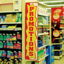 Affiche "PROMOTIONS" L40 H172 CM
