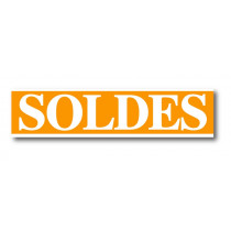 Affiche "SOLDES" L168 H40 cm
