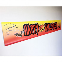 Affiche "HAPPY HALLOWEEN" L170 H30 cm