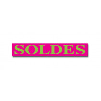 Affiche "SOLDES" L160 H28 cm