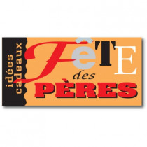 Affiche "Fête des Pères" L58 H29 cm