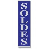 Affiche "SOLDES" L28 H168 cm