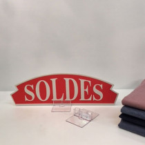 Carton "SOLDES" L36 H11 cm