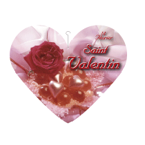 Coeur "Saint Valentin" L57 H45 cm
