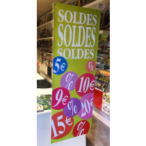 Poster  "SOLDES" L42 H115cm