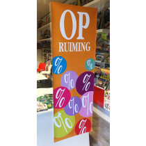 Poster  "OPRUIMING" L42 H115cm