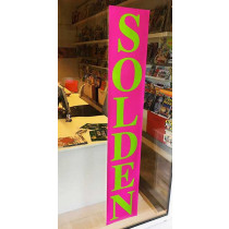 Poster "SOLDEN" L30 H168 cm