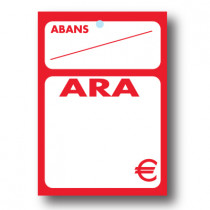 100 etiquetas ''ARA''  35 x 50  mm
