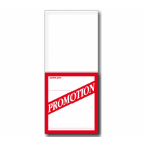 Paquet de 250 étiquettes papier "PROMOTION"
