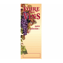 Affiche "Foire aux vins" L23 H68 cm