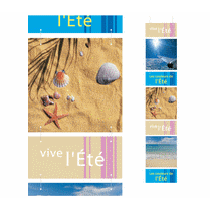 Carton "L'Eté" L34 H150 cm