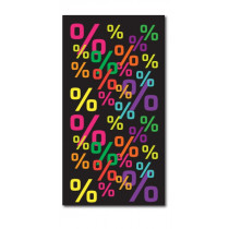 Affiche "%%%%%" L40 H74 cm